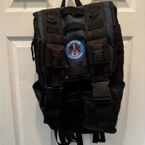Black and Blue Call Of Duty Tactical Backpack